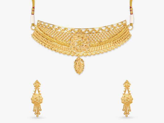 Royal Charm Gold Necklace Set