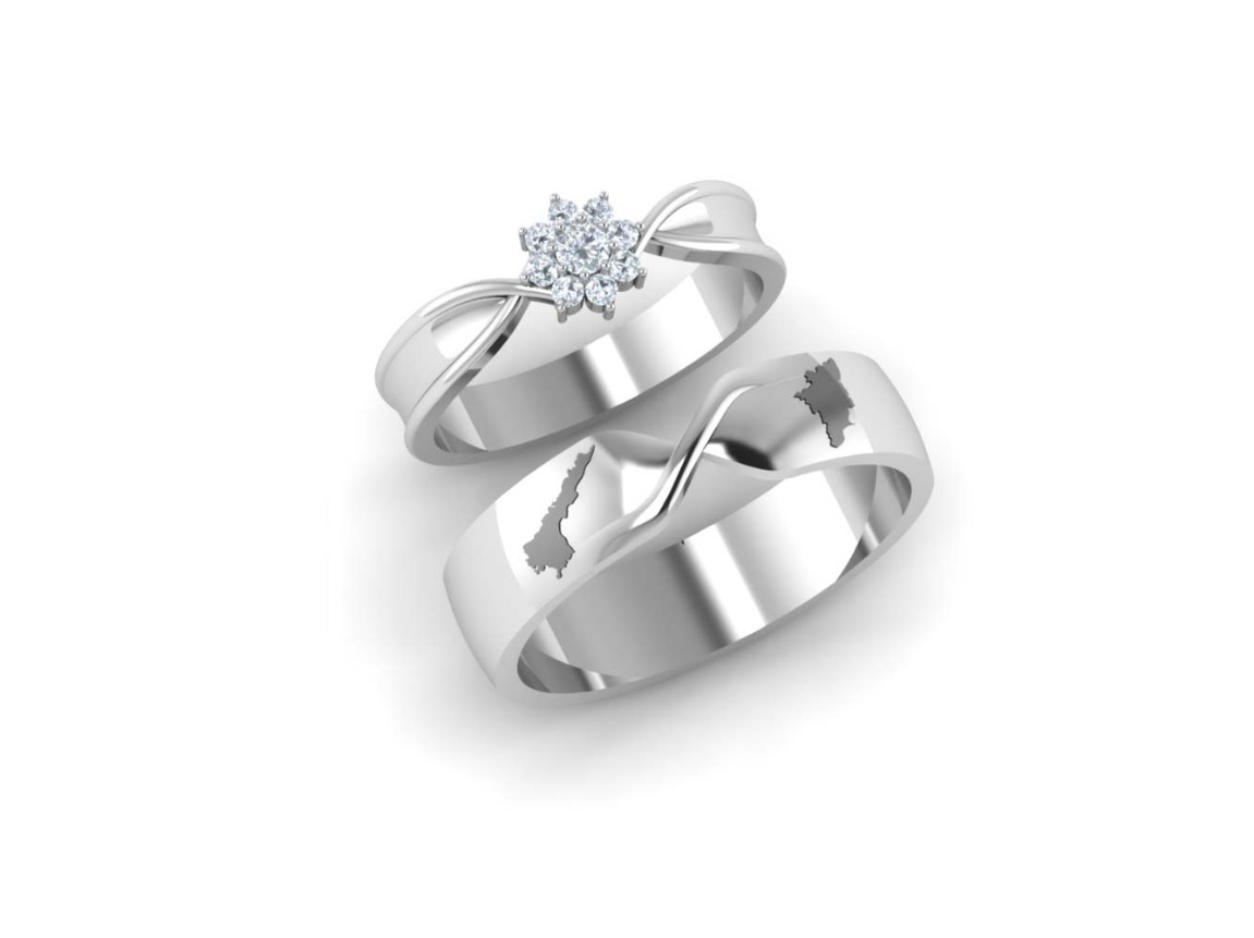 Platinum Couple Rings